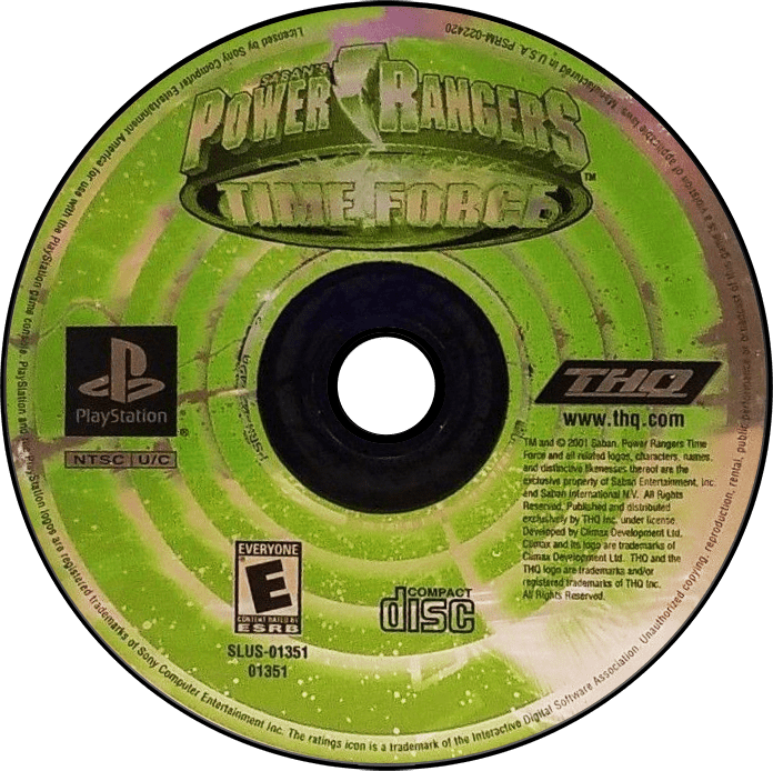 Power Rangers Time Force media 5 for Playstation
